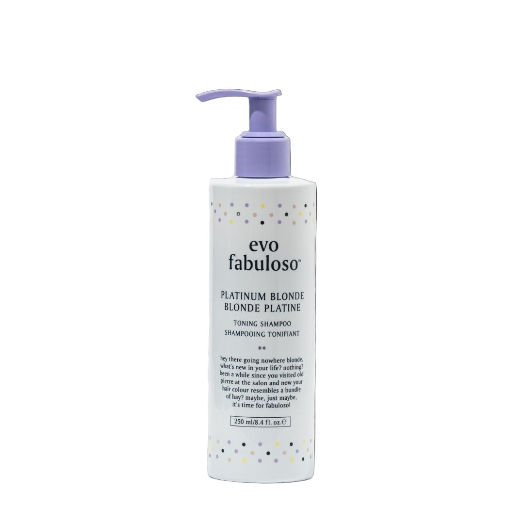 Evo Fabuloso platinum blonde toning shampoo 250 ml