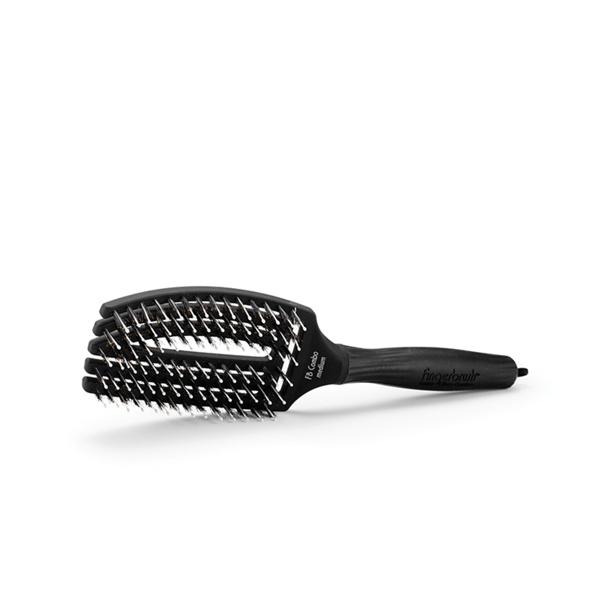 Olivia Garden Finger Brush M Black